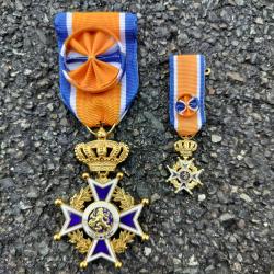 Médailles et décorations - Pays-Bas - Officier de l'Ordre d'Orange-Nassau