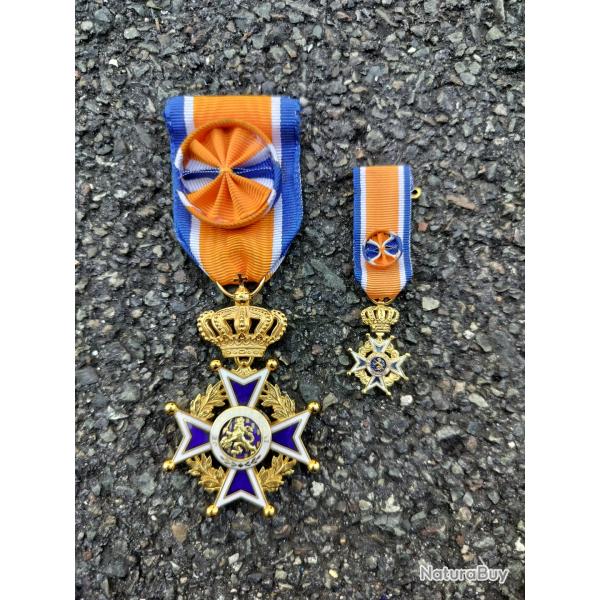 Mdailles et dcorations - Pays-Bas - Officier de l'Ordre d'Orange-Nassau