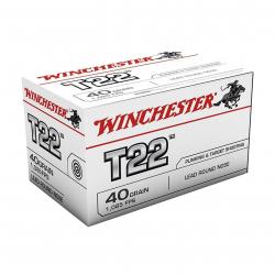 Destockage ! Munitions Winchester T22 40gr LRN cal 22LR