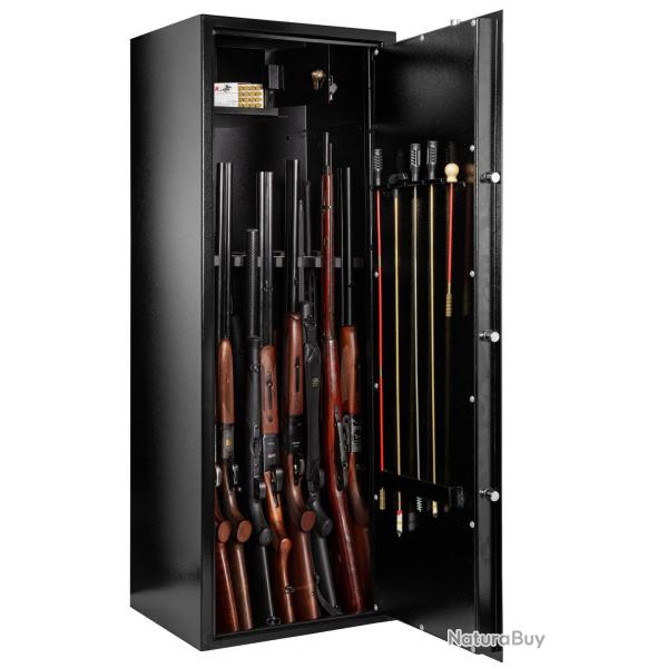 Coffre digital 18 armes  combinaison + clefs de secours Waldberg - Gunsmith livraison  domicile
