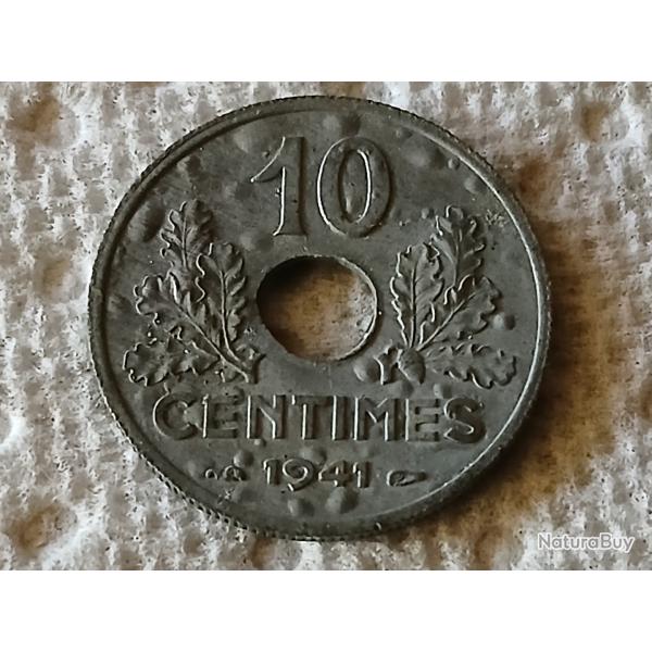 10 centimes fer G Modules 1941 " bulle "