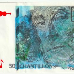 France BILLET SUPERBE BILLET ECHANTILLON 50frs ST Exupéry