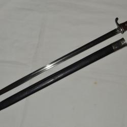 BAIONNETTE MAUSER Mle 1909 (PEROU)-FABRICATION SIMSON & Co SUHL-MAUSER Mle 1909-PRESQUE NEUVE!