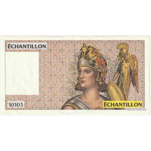France BILLET SUPERBE BILLET ECHANTILLON -100 Francs"10103 "chantillon" Corneille