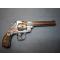 petites annonces chasse pêche : Superbe Revolver Smith - Wesson First Model Double Action 44 Russian 6 pouces nickelé