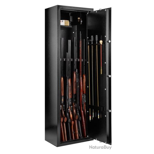 Coffre digital 10 armes  combinaison + clefs de secours Waldberg - Gunsmith livraison  domicile