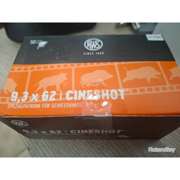 CINESHOT - 12,7g, 196gr - 9.3/62 -Boite de 50