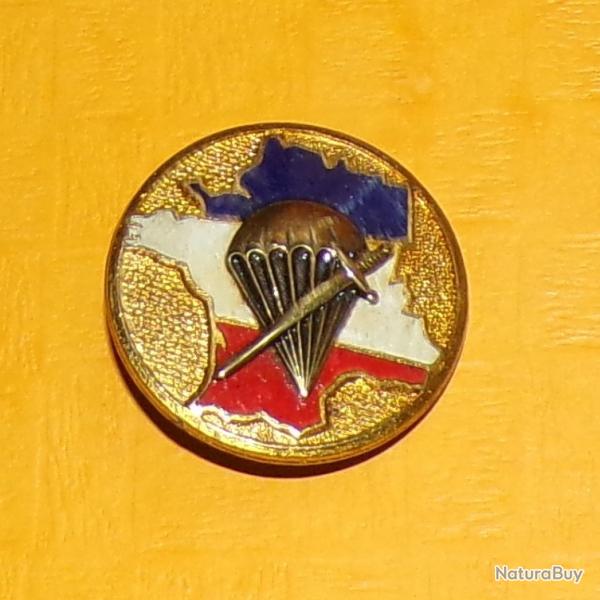 1 Bataillon de Choc, mail, guilloch argent, 2 bolros lisses , rondache  une carte de France tr
