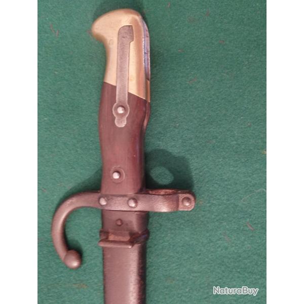Bayonnette pe Gras m1874