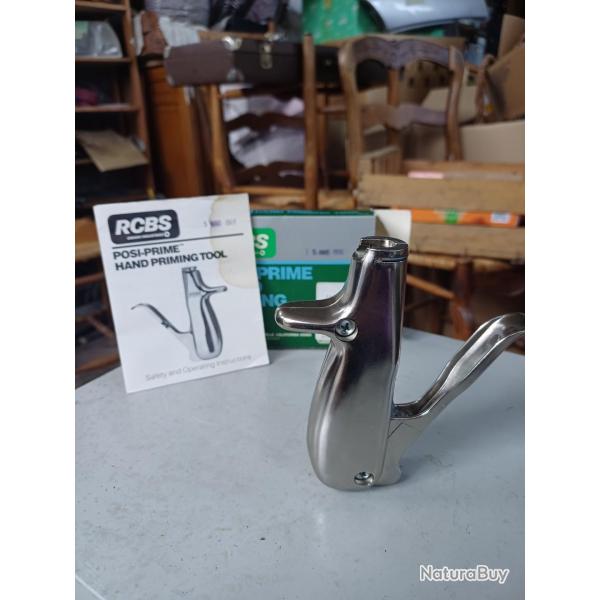 Amorceur RCBS manuel POSI-PRIME avec poussoirs large et small
