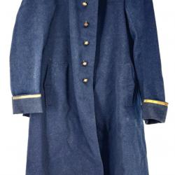 CAPOTE MANTEAU DE CAVALERIE SOUS OFFICIER 322è REGIMENT D'INFANTERIE MODELE 1914 DRAP GRIS DE FER - 