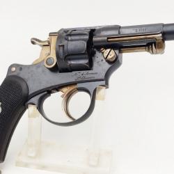 REVOLVER REGLEMENTAIRE OFFICIER CHAMELOT DELVIGNE MODELE MAS 1874 ST ETIENNE 1885 CALIBRE 11MM 73 - 