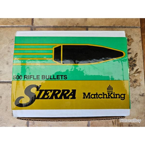 500 Ogives SIERRA MatchKing cal. 30 (Dia 308) 168 gr HPBT MATCH 2200C