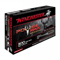 BALLES WINCHESTER POWER-MAX 180GR , CALIBRE: 300WM.