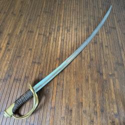 BEAU SABRE FRANÇAIS 1822 DE CAVALERIE MANUFACTURE DE CHATELLERAULT 1877