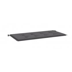 Coussin de banc anthracite 100x50 cm en tissu Oxford - Confort extérieur et déco élégante