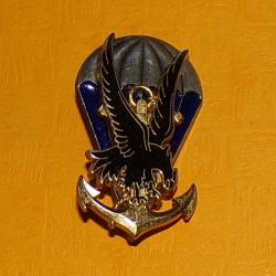 1° Bat Para de Commandement et Services, 2 pontets, bleu foncé , Bataillon Parachutiste de Commandem