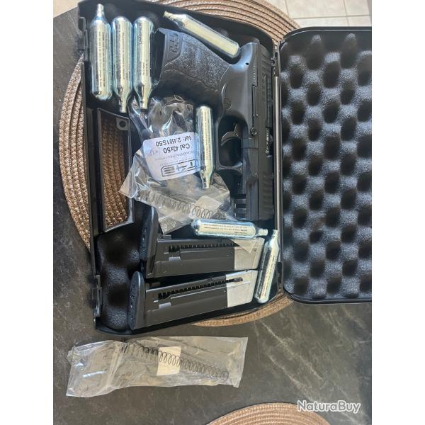 Walther PPQ M2 T4E cal 43 avec 2 chargeurs