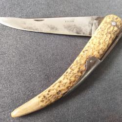 ancien couteau de chasse cornillon