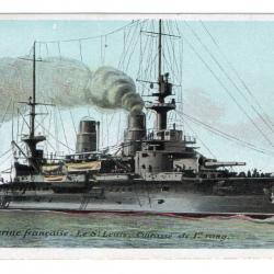 CPA - Marine Française - Le St - Louis, Cuirasse de 1er rang - N°3546