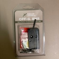 Plaque point rouge type RMR Forward Controls pour Glock MOS