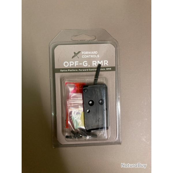 Plaque point rouge type RMR Forward Controls pour Glock MOS