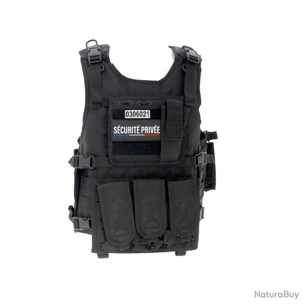 Gilet Pare Balles NIJ III SECURITE PRIVEE COMPLET 3 XL
