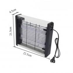 Piège à moustiques Lampe anti-moustiques à choc électrique 22,5 cm de large led violet
