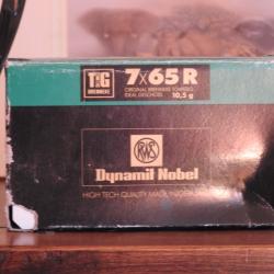 Vente de balles calibre 7.65 R brenneke tig 10.5 gr