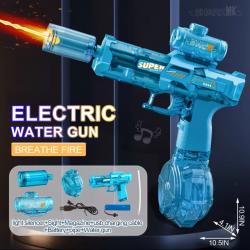 Pistolet à eau électrique à émission de lumière Led Batterie lithium