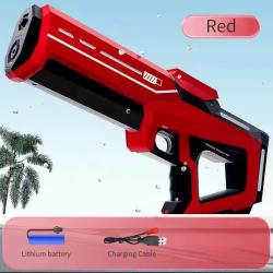 Pistolet à eau électrique automatique haute pression  Batterie lithium rouge
