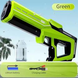 Pistolet à eau électrique automatique haute pression  Batterie lithium vert