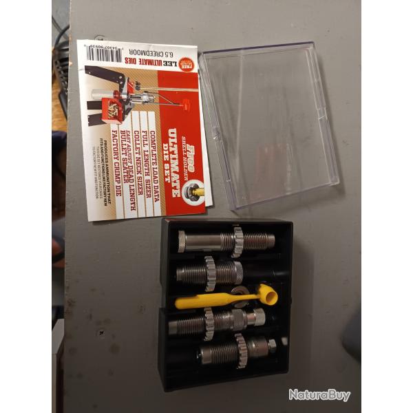 Outils de rechargement LEE deluxe pour 6.5 Creedmoor 4 outils