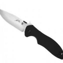 Couteau Kershaw CQC-6K D2 lame acier D2 satiné et finition « stonewashed » avec bouton plat