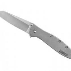 Couteau Kershaw RANDOM LEEK lame tanto inversé acier 14C28N avec « flipper »