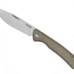 Couteau Kershaw FEDERALIST lame acier CPM-154 finition « stonewashed » à cran