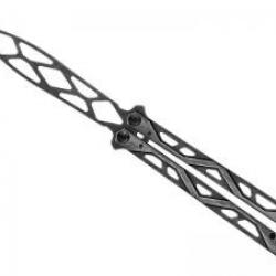 Couteau papillon d'entrainement Kershaw BALANZA lame à trous acier inox (non coupante)