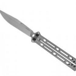 Couteau papillon Kershaw LUCHA lame acier 14C28N finition « stonewashed »