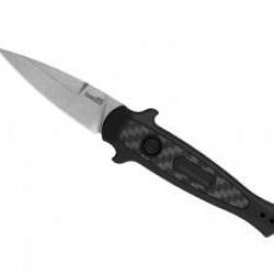 Couteau automatique Kershaw LAUNCH 12 lame acier CPM-154 finition « stonewashed »