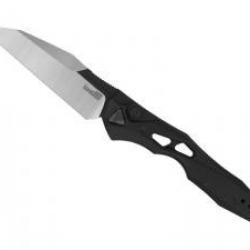 Couteau automatique Kershaw  LAUNCH 13 lame Wharncliffe acier CPM-154 revêtement DLC noir et satiné