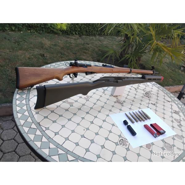 Lot fusil Schmidt Rubin 96/11 + crosse modifie