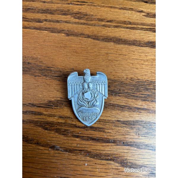 badge, German, Frankentag 1936, NSDAP