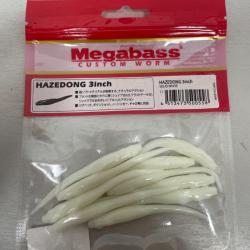 !! OPE -70%!! LEURRE MEGABASS HAZEDONG 3inch col SOLID WHITE