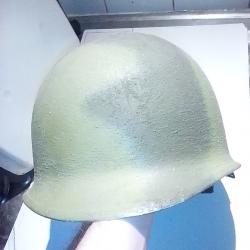 Bonjour vends casque type usm1 ou 2 , idéale pour reconstitutions para us WW2 , casque ABL