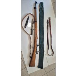 Mauser Carl gustav dioptre monomatricule 6,5x55 complet état rare
