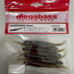 !! OPE -70%!! LEURRE MEGABASS HAZEDONG 4inch col OLIVE RED FLAKE