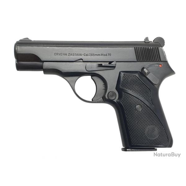 PISTOLET ZASTAVA M70 CALIBRE 32ACP (7.65BROWNING) EXCELLENT ETAT - CATEGORIE B ref.X14