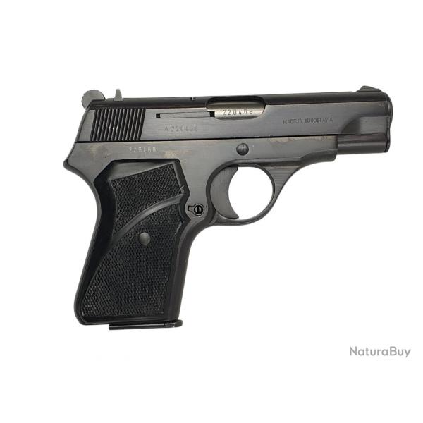 PISTOLET ZASTAVA M70 CALIBRE 32ACP (7.65BROWNING) EXCELLENT ETAT - CATEGORIE B ref.X15