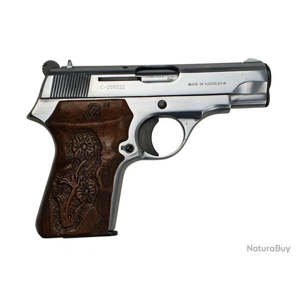 PISTOLET ZASTAVA M70 CALIBRE 32ACP (7.65BROWNING) POLI BLANC - CATEGORIE B ref.X18