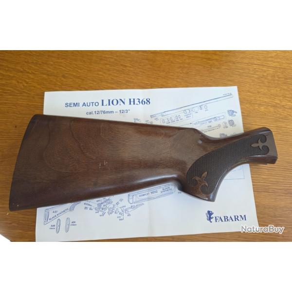 Crosse bois fusil Fabarm lion h368